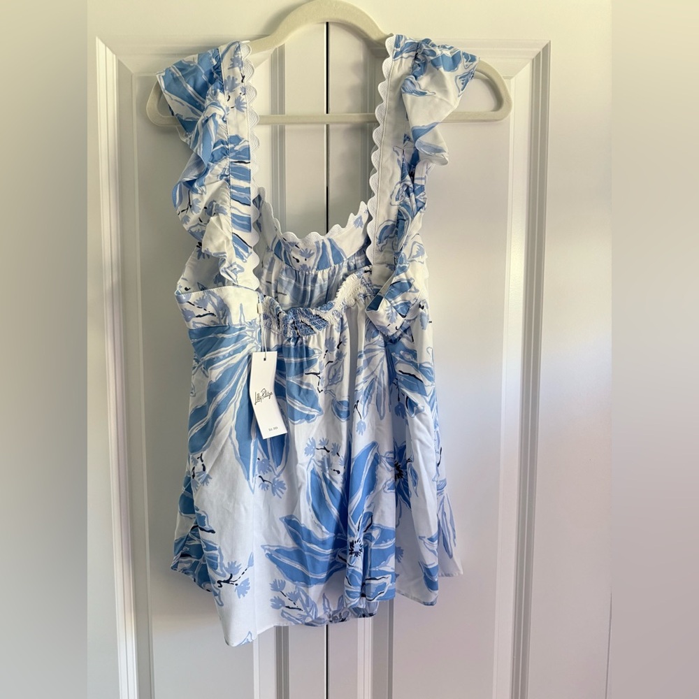 NWT Size XL Gyah Top RESORT WHITE JET SET JUNGLE - Picture 3 of 4